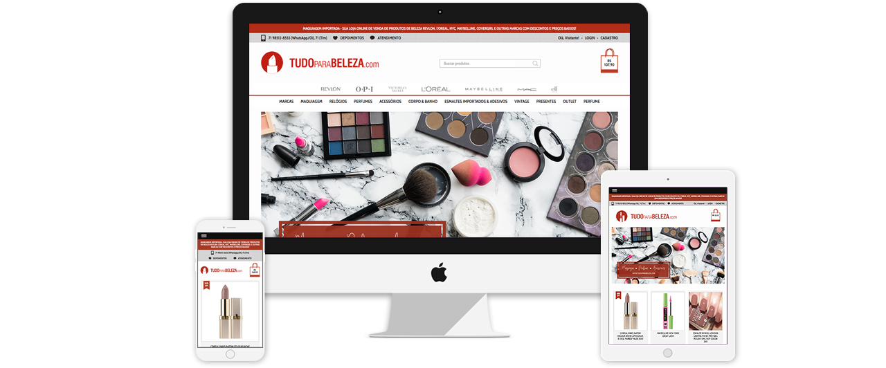 exemplo layout site responsivo