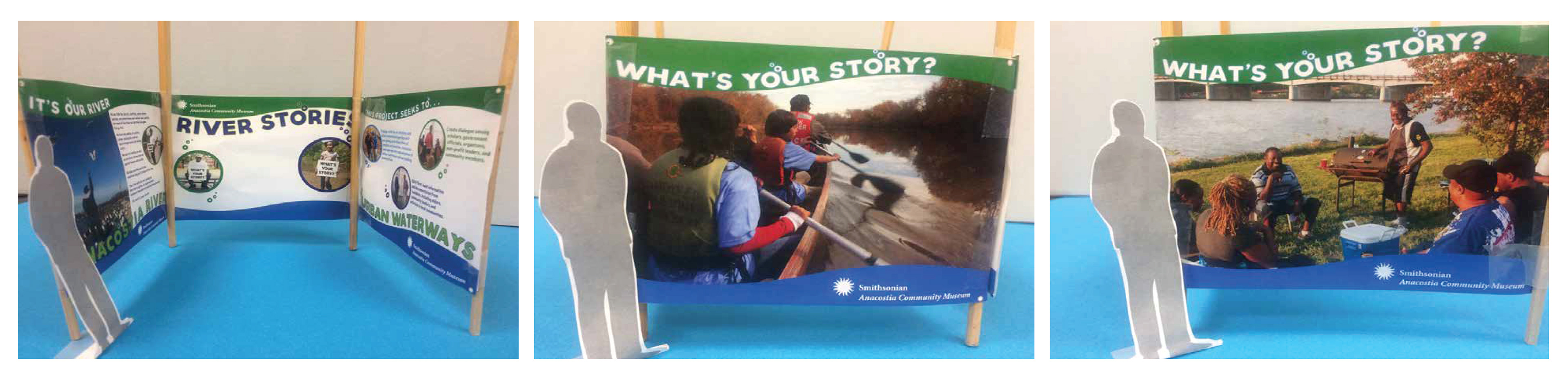 3-D MOCK-UP OF BANNERS