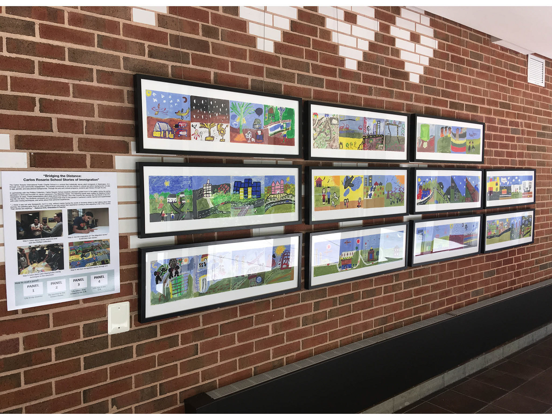 'BRIDGING THE DISTANCE' CARLOS ROSARIO SCHOOL STORIES OF IMMIGRATION