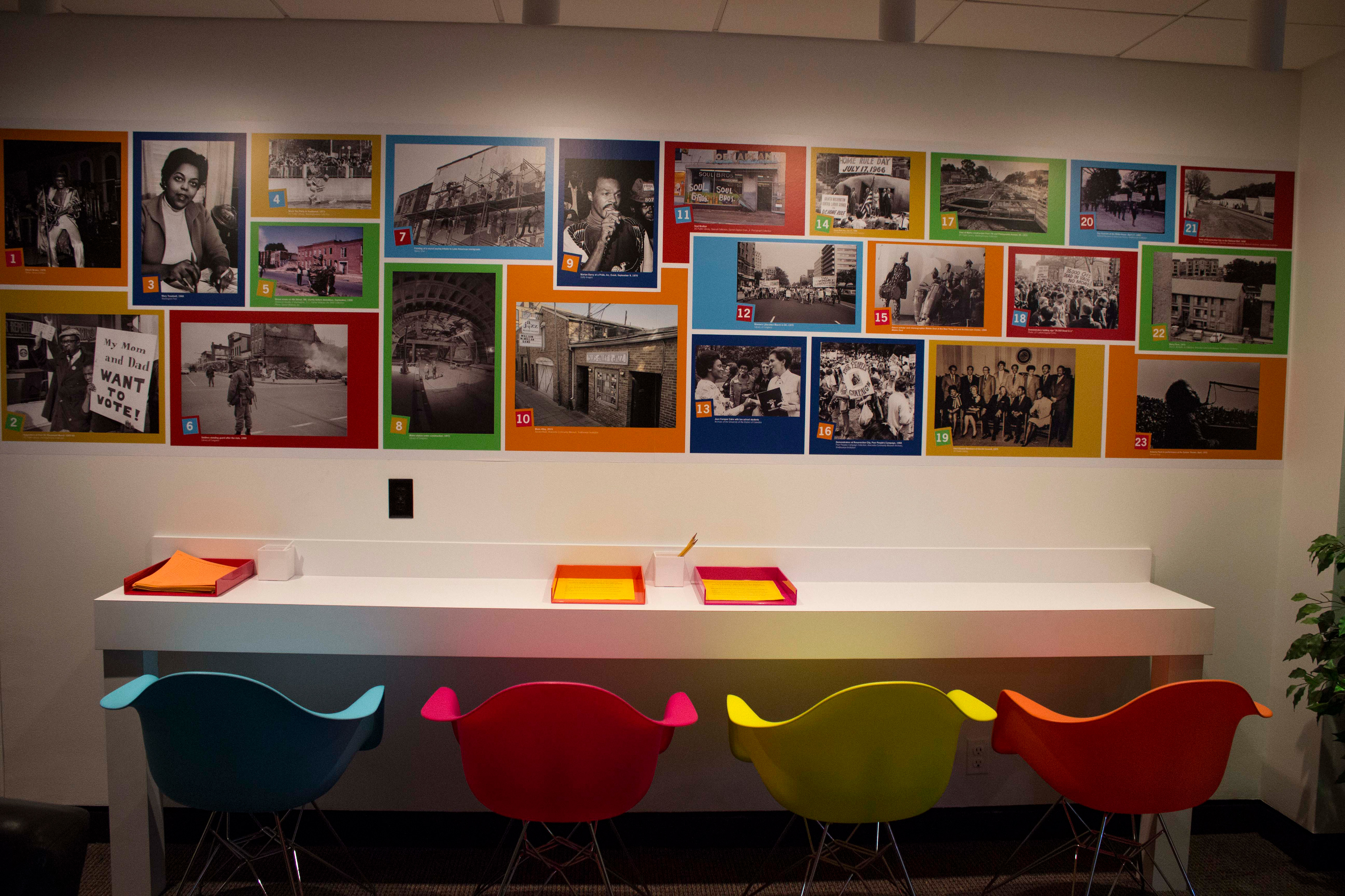 EXHIBITION EDUCATION WALL INSTALLED