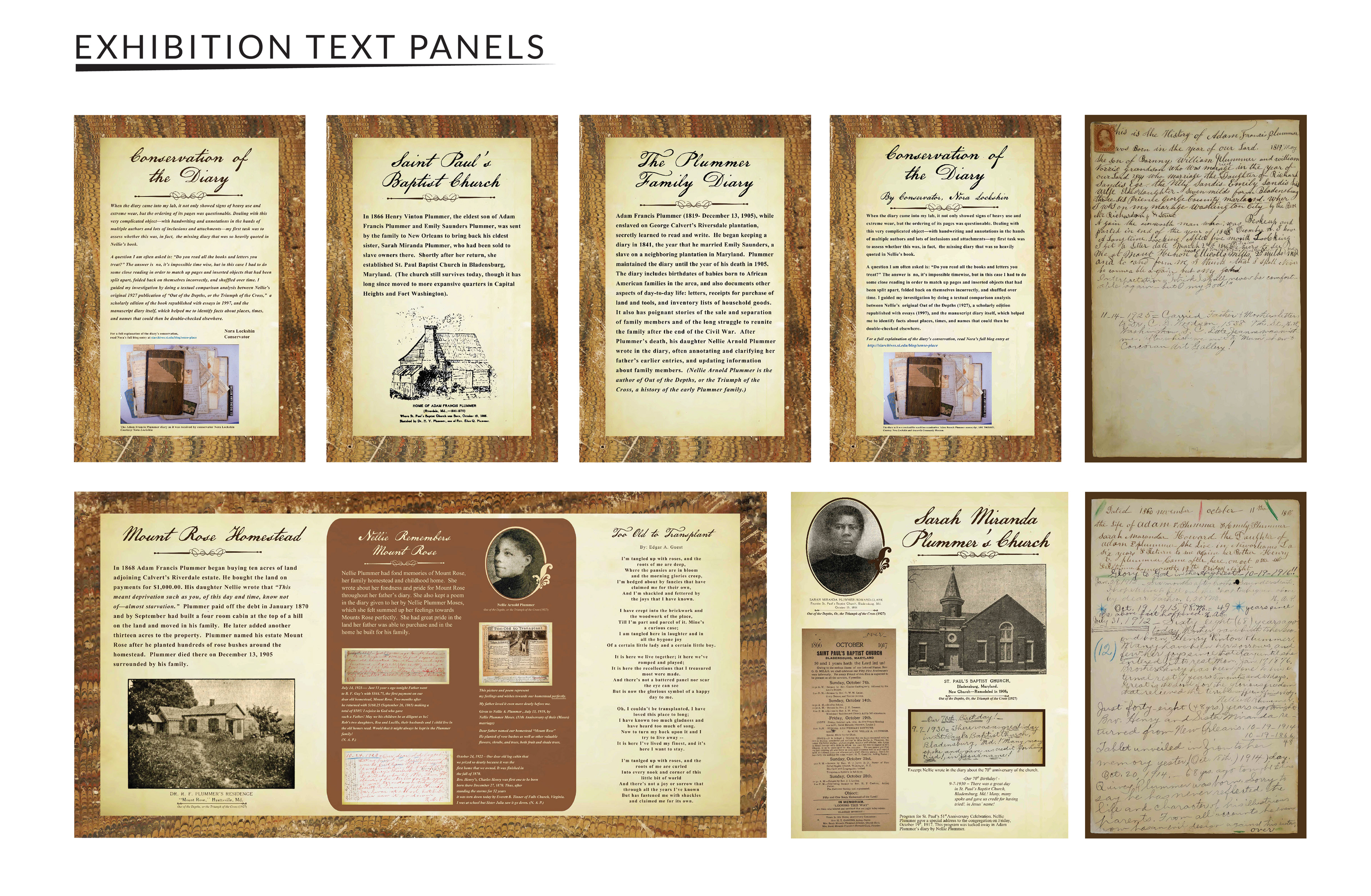 TEXT PANELS