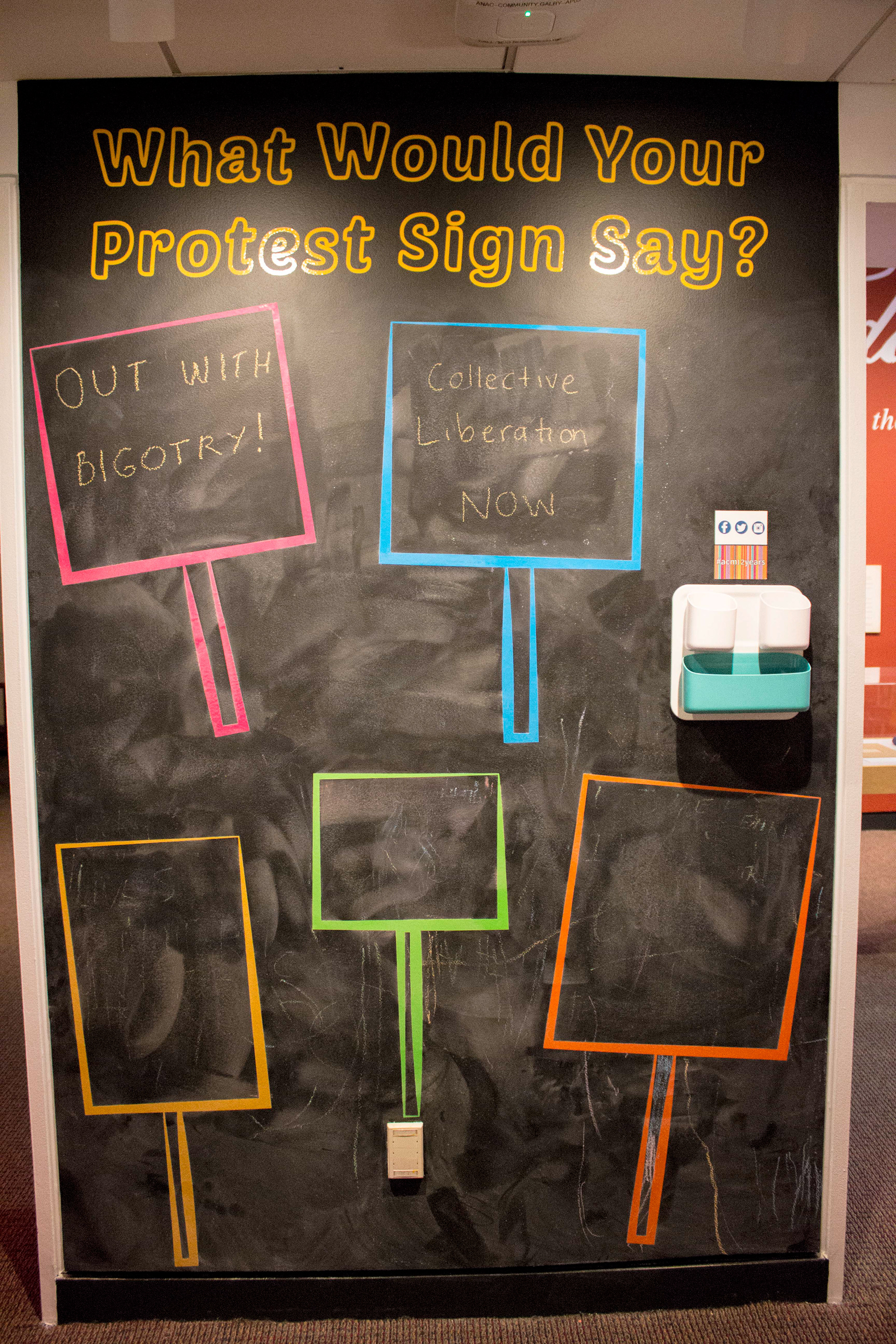 WHAT YOUR PROTEST SIGN SAY? RESPONSE WALL