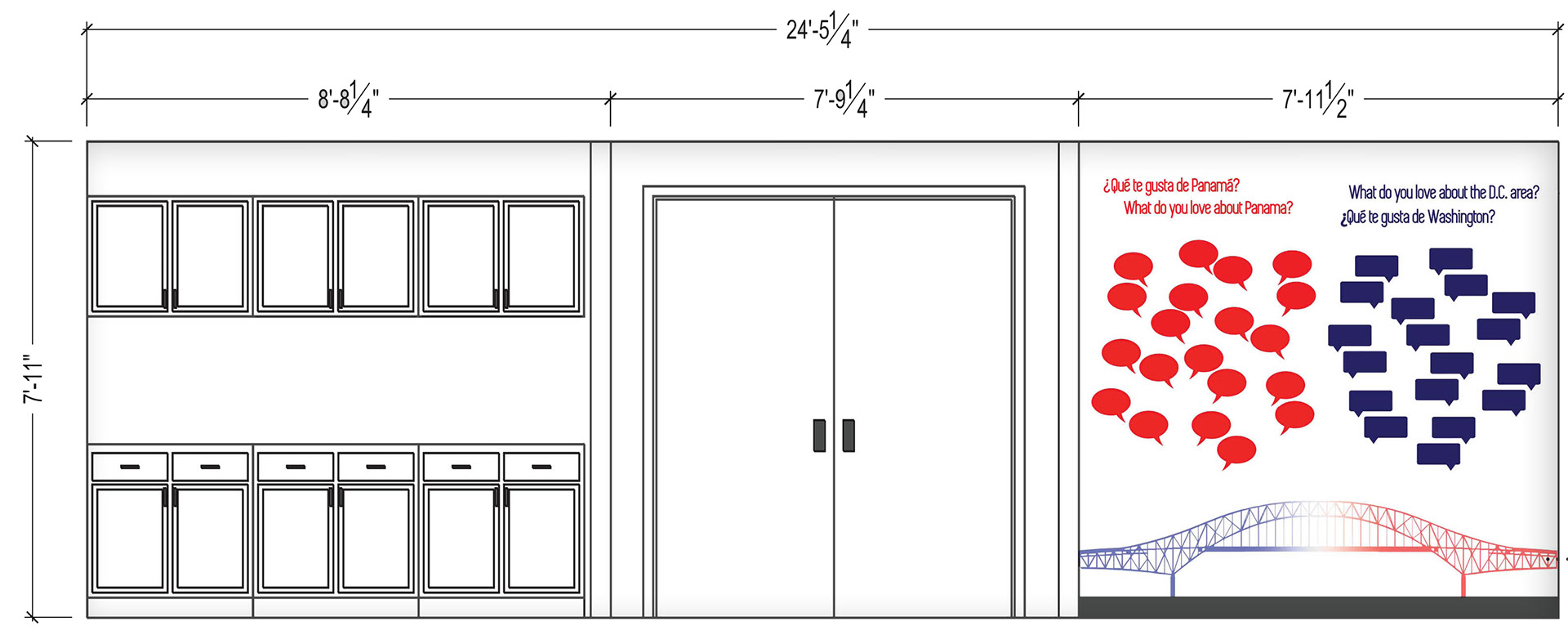 WEST WALL ELEVATION