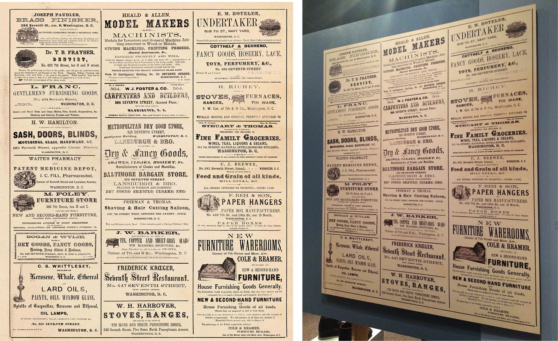 BROADSIDE COLLAGE INSTALLED