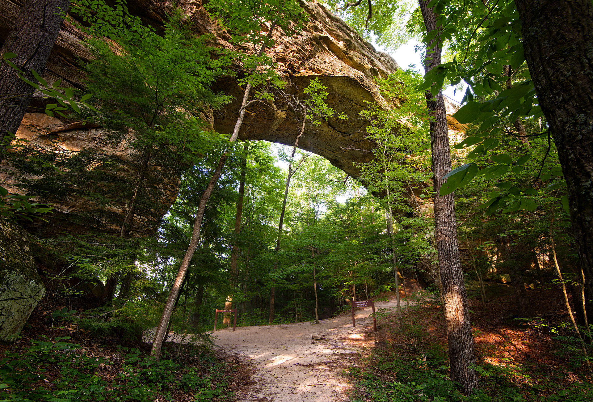 Twin Arches - north Big South Fork