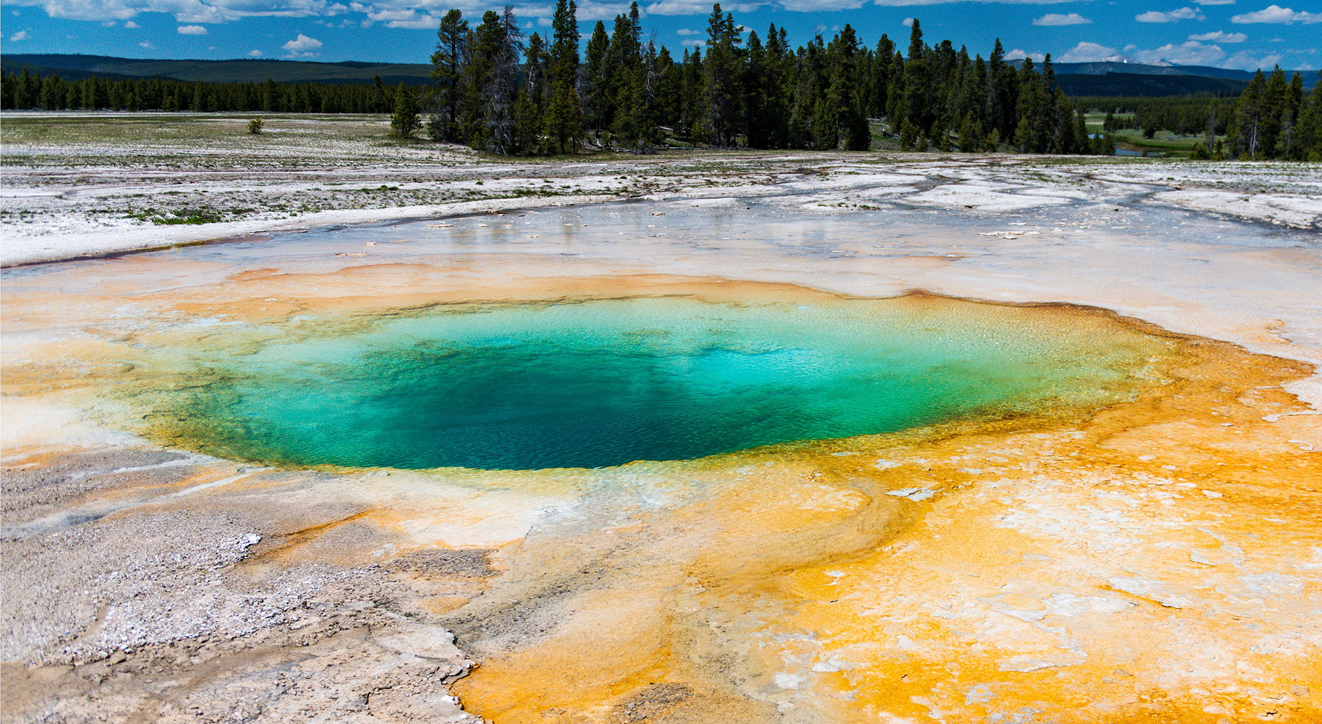 Midway Geyser Basin - Opal Pool