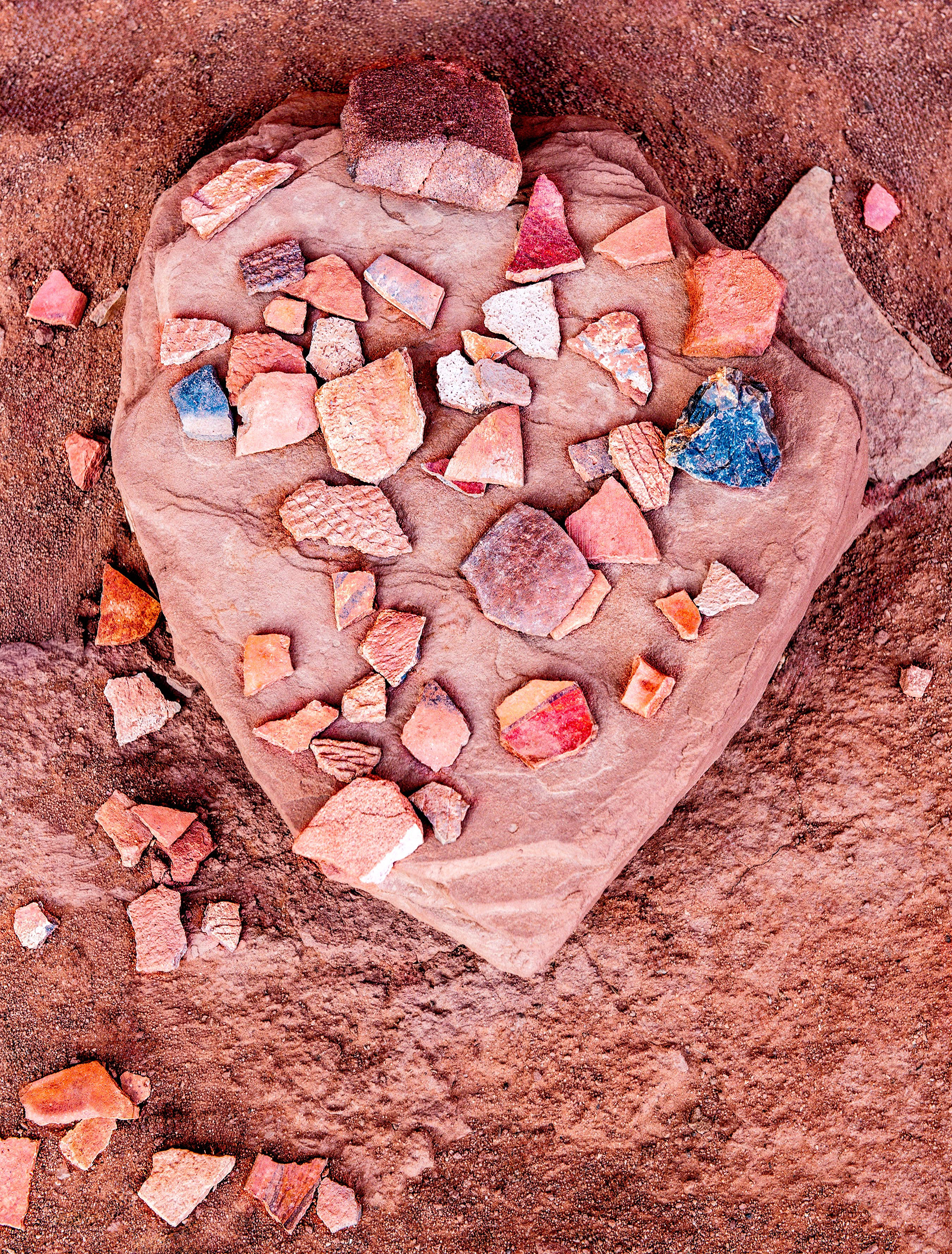 Sun's Eye Arch Pottery Shards