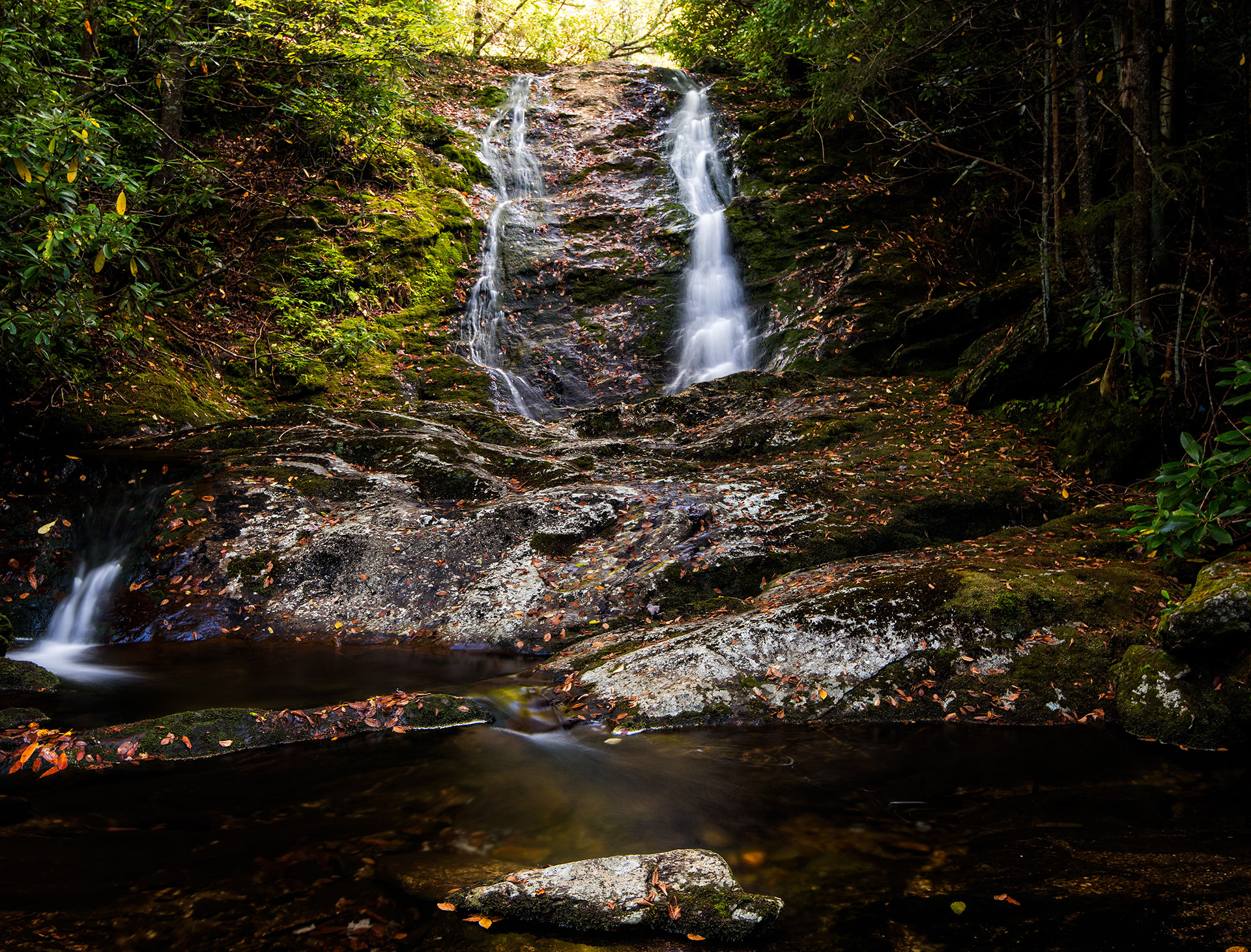 1st Falls on Bubbling Spring Branch, Western NC