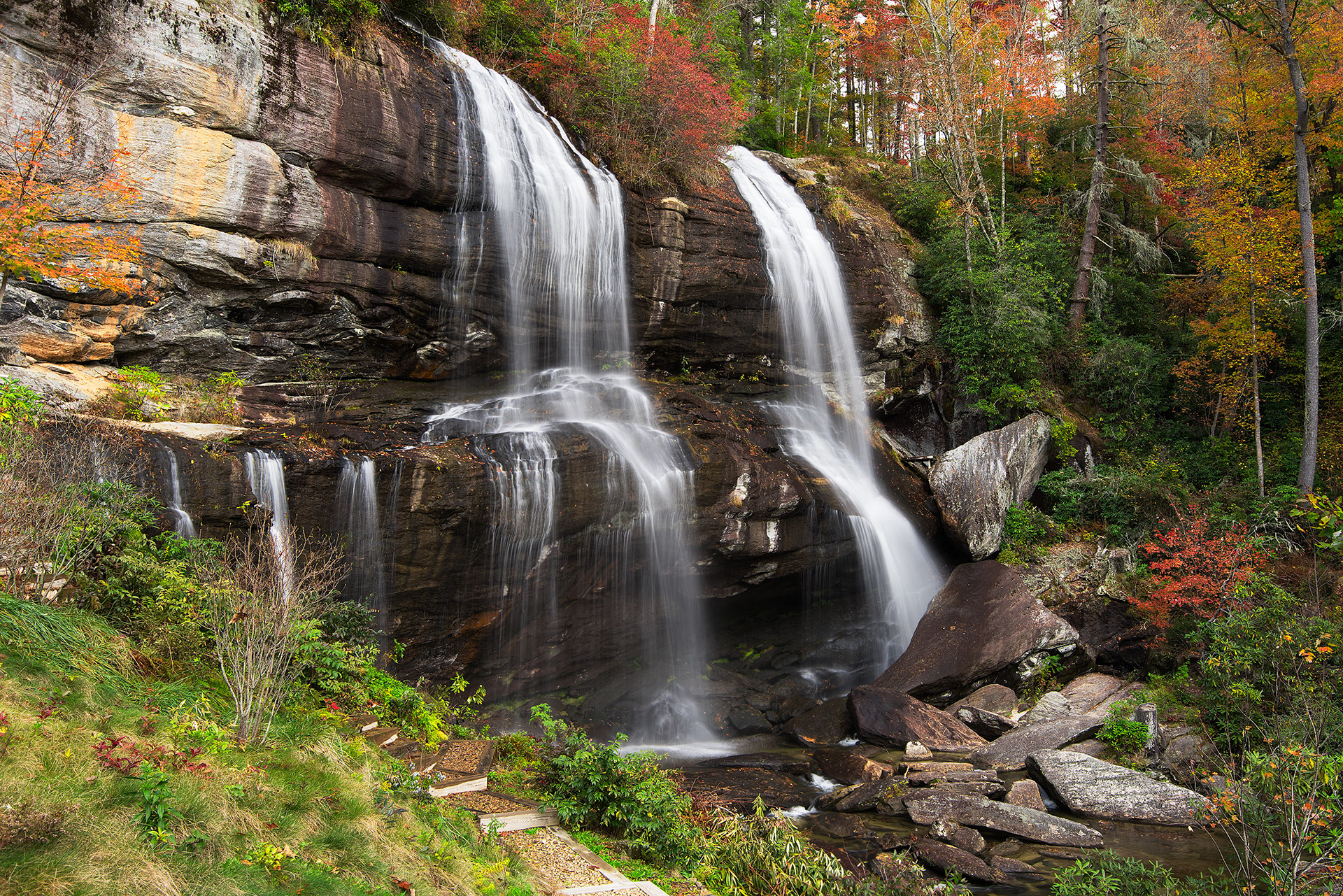 Twin Falls, Western NC (private, w/ permission)