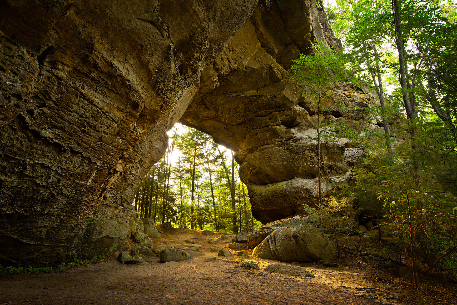 Twin Arches - south  Big South Fork