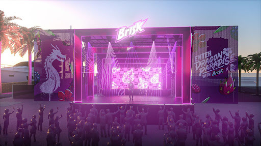 3D render of the main stage