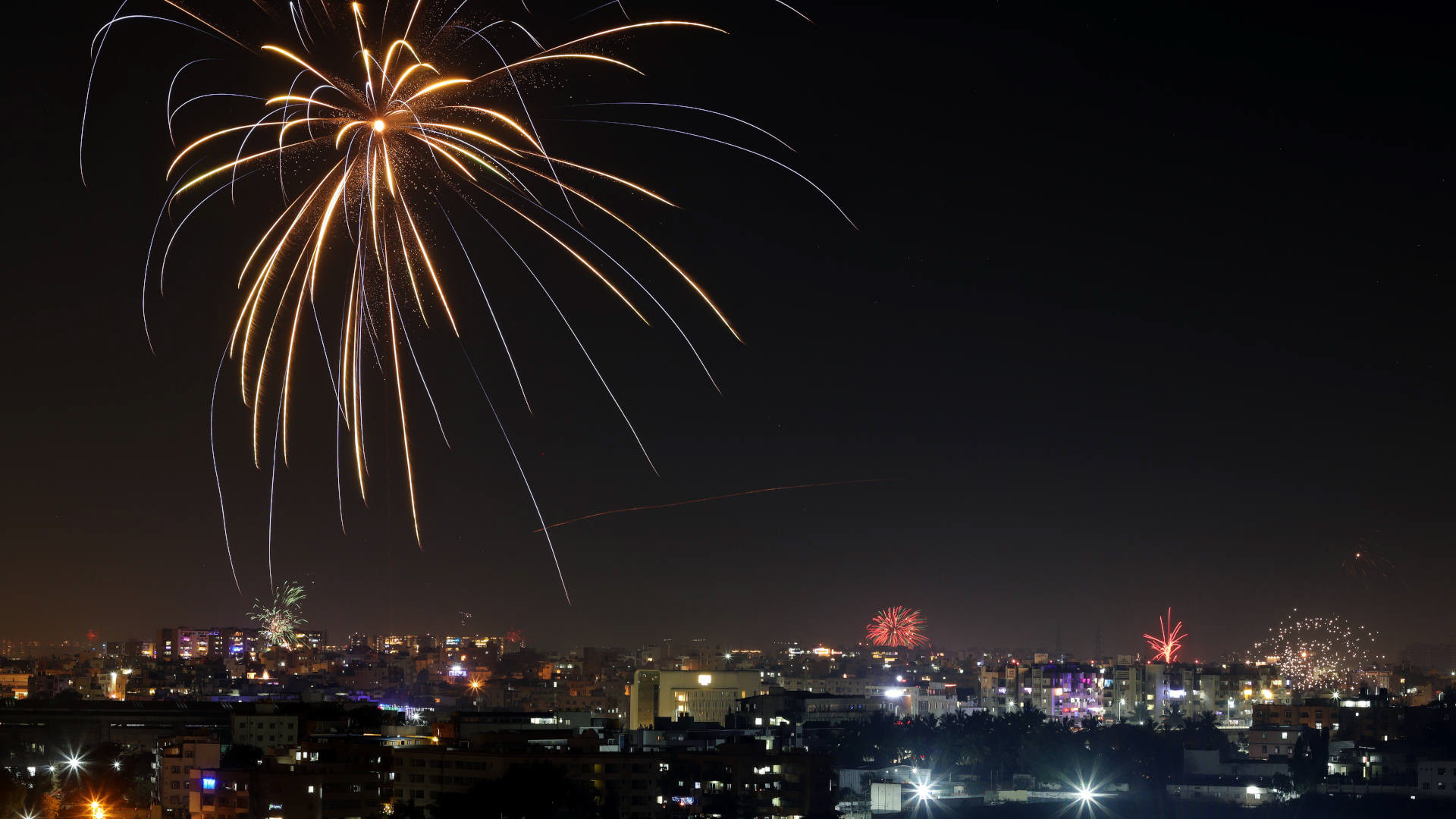 Diwali fireworks