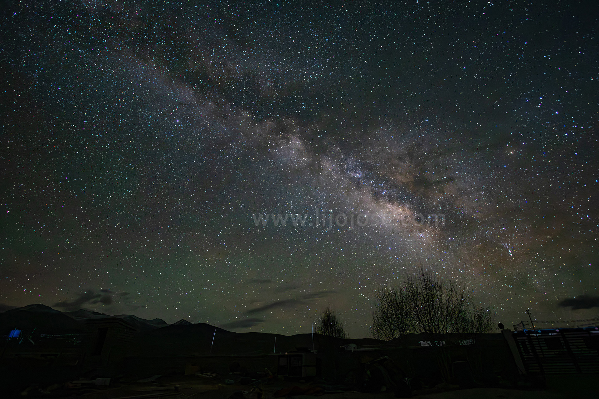 The Milky Way over Ladakh