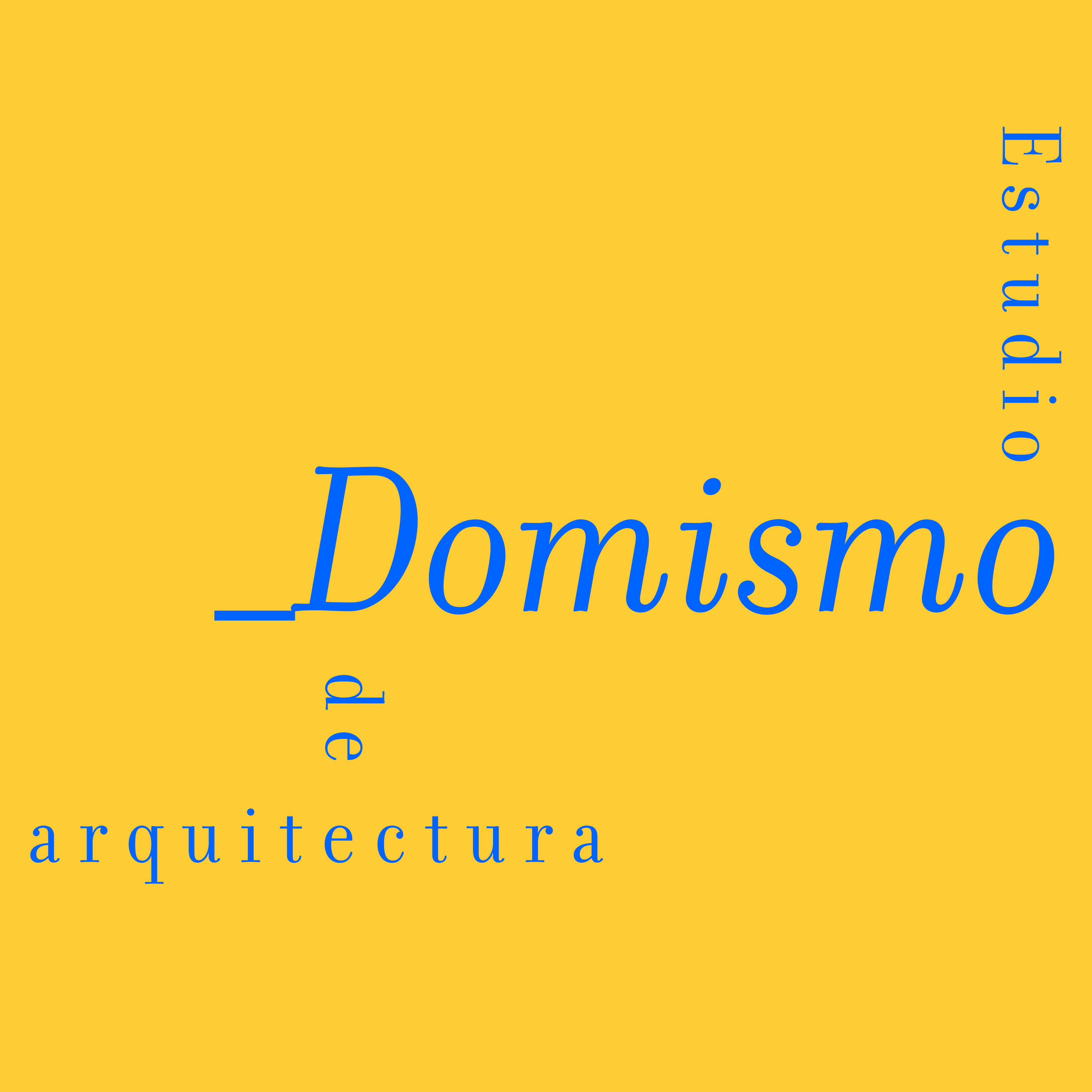 Domismo Estudio de Arquitectura