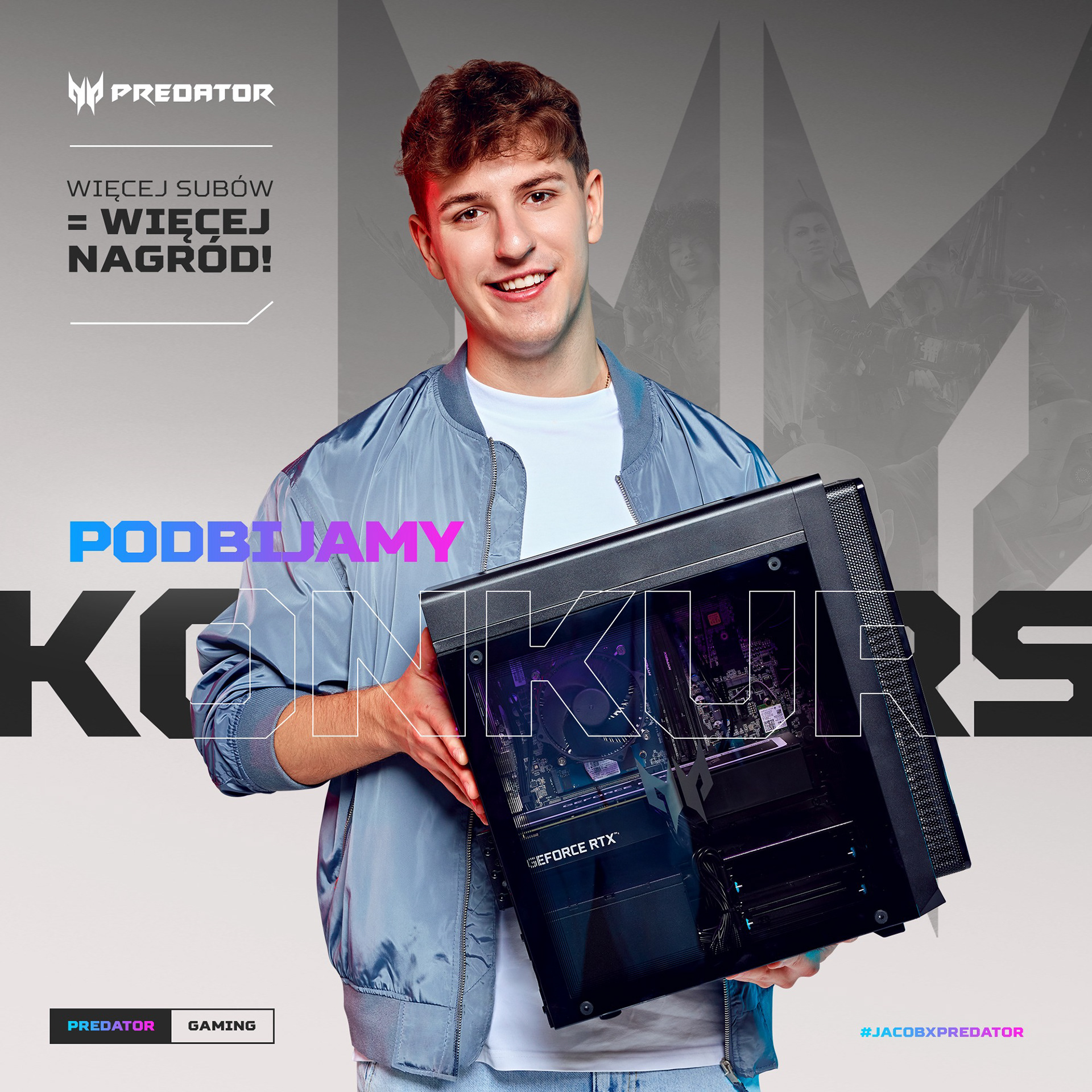Acer Polska / Predator Gaming - Kampania reklamowa z Jacobem. Agencja - Melmak