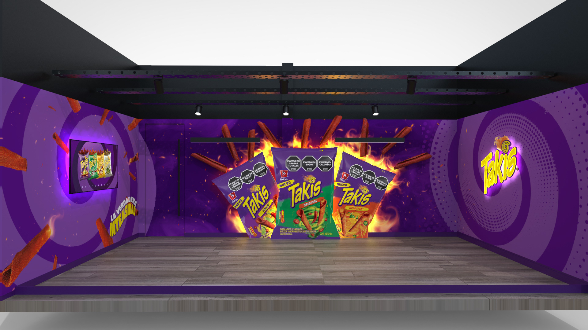 Render de la sala