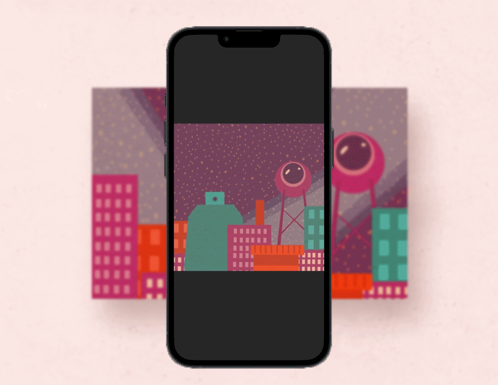 Mockup of the Box Set Augmented Reality Animation