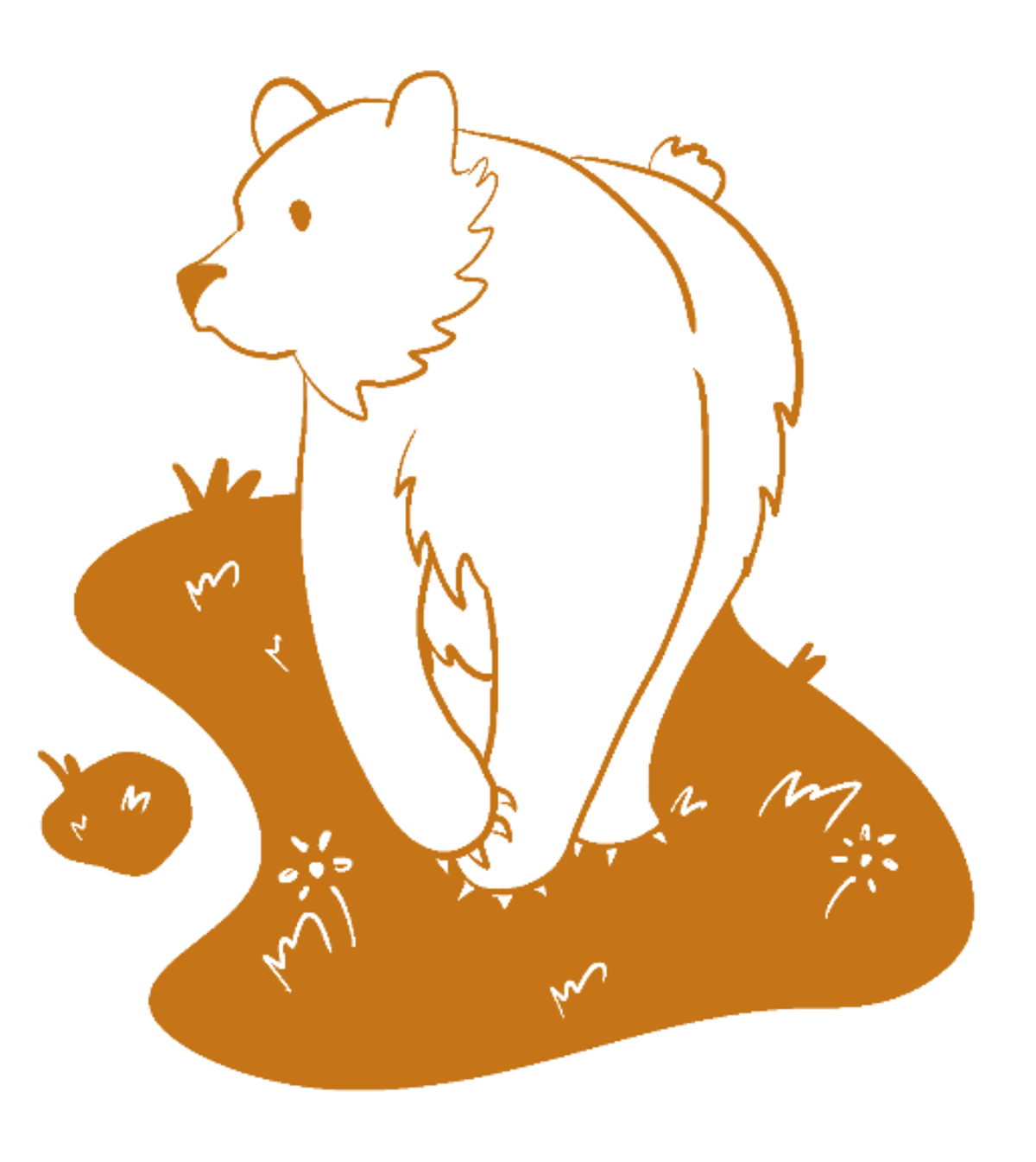 Polar Bear Spot Illustration