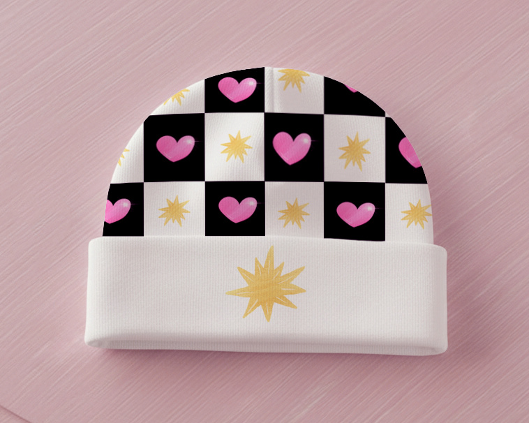 Graphic Print Beanie