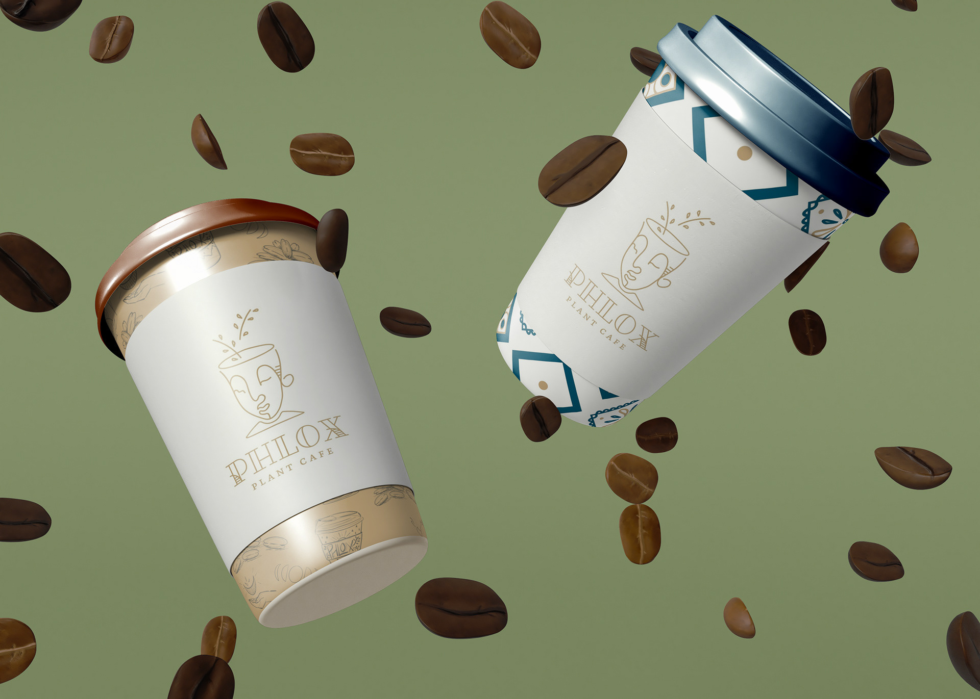 Coffee Cup Designs Mocked