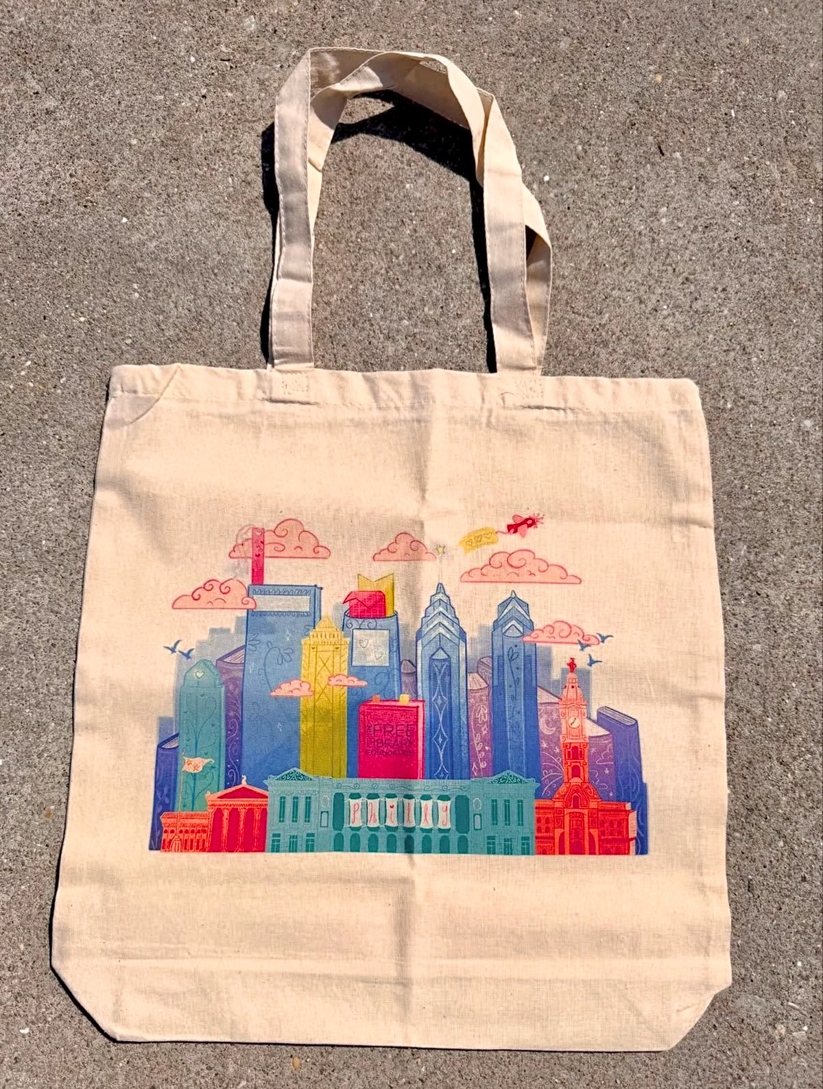 Real-World Tote Bag (Photo Credits: Free Library of Philadelphia Foundation Instagram)