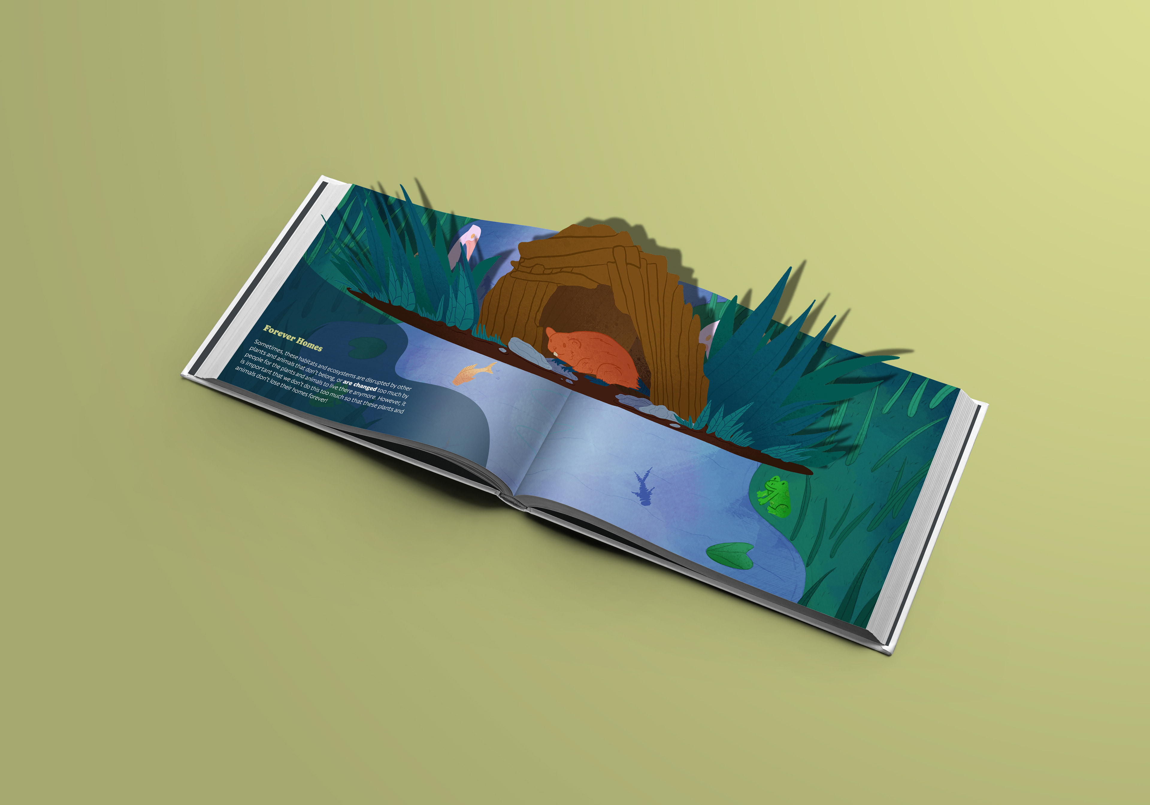 Mocked View of the Ecosystem Pop-Up Spread