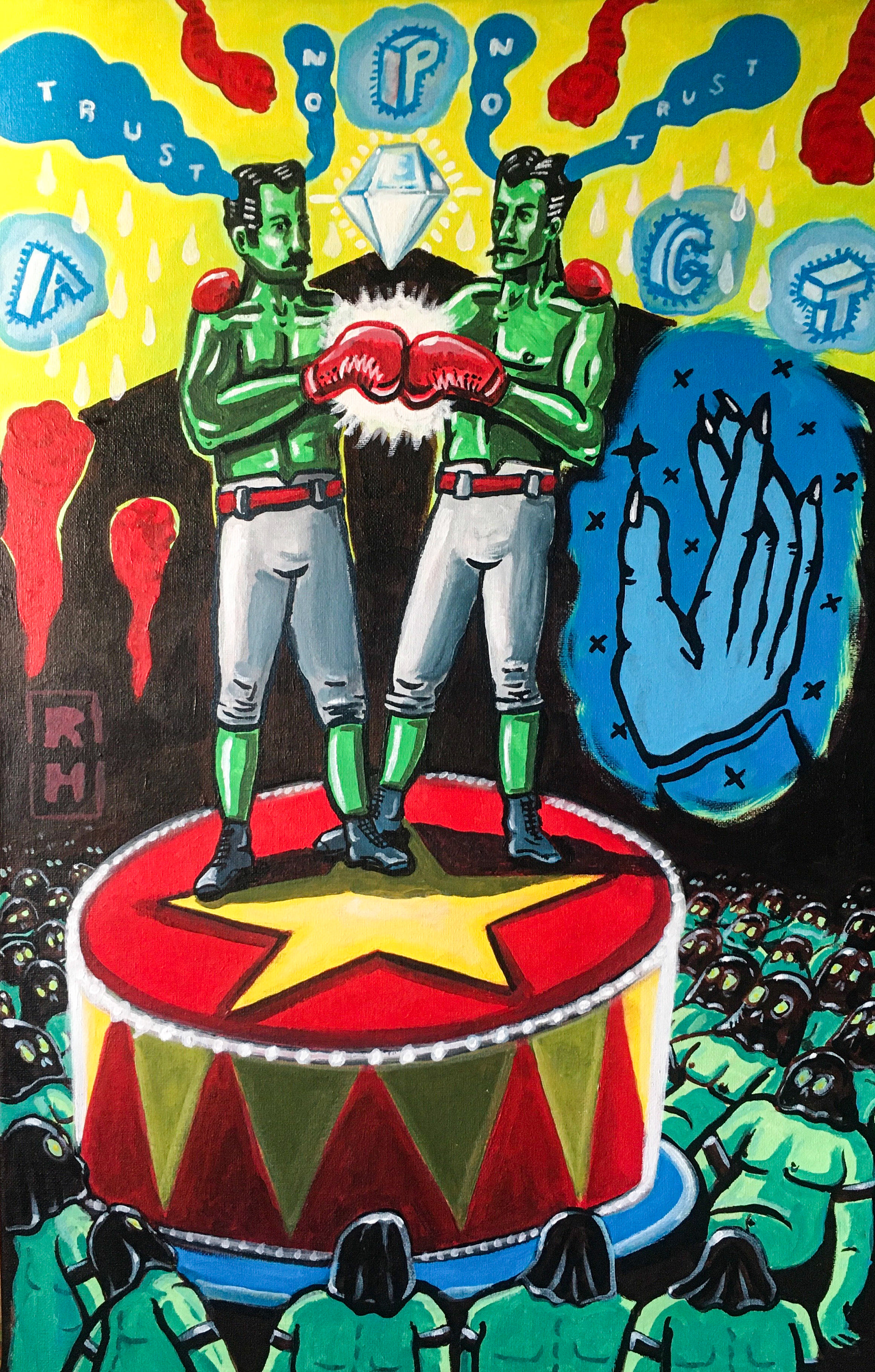 The Pact | Acrylic Painting | 40 x 60 x 2 cm