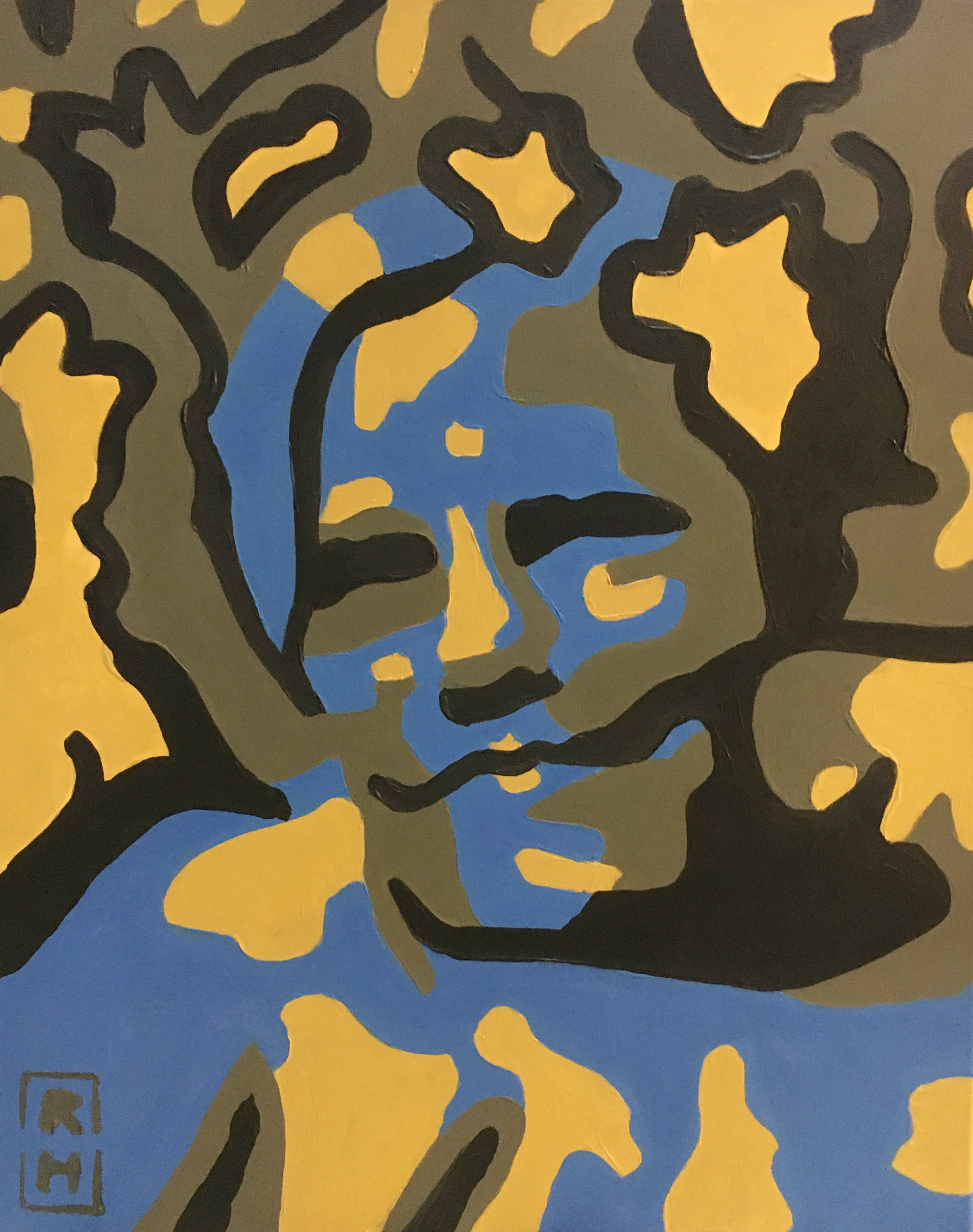 Sommerjunge | Acrylic Painting | 50 x 70 x 2 cm