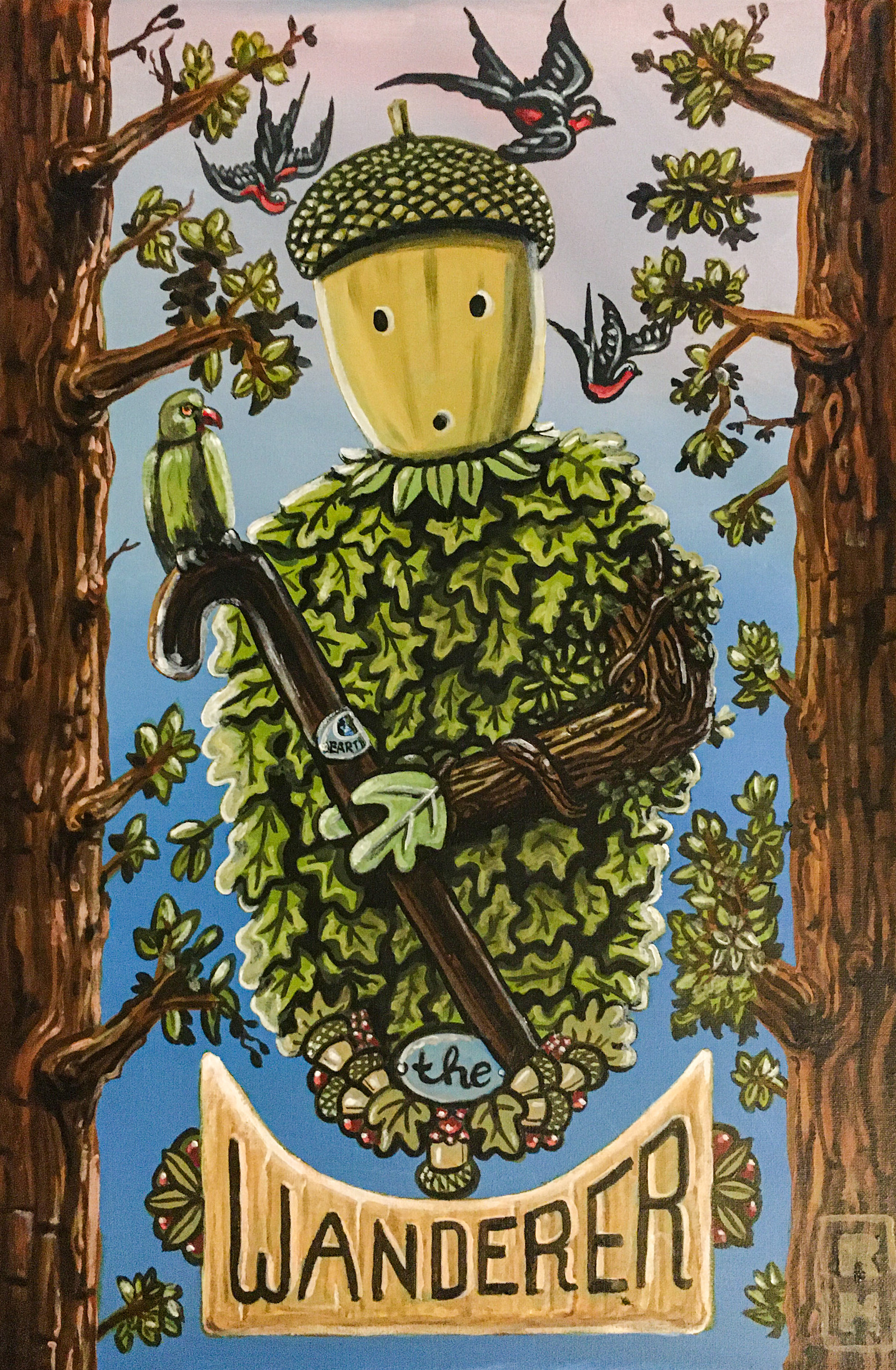 The Wanderer| Acrylic Painting | 40 x 60 x 2 cm