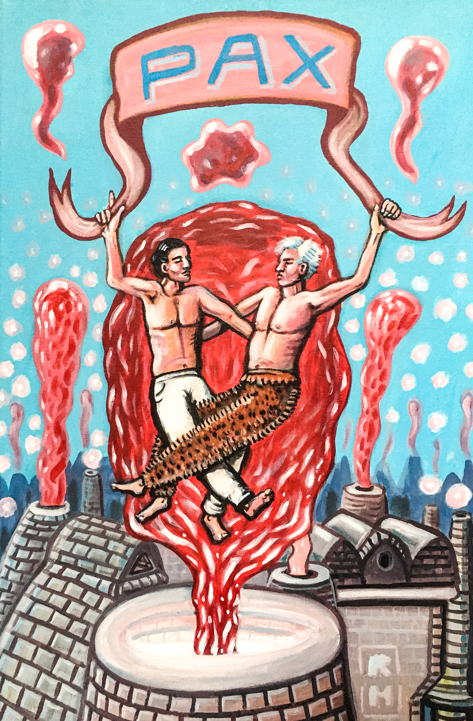 PAX | Acrylic Painting | 40 x 60 x 2 cm
