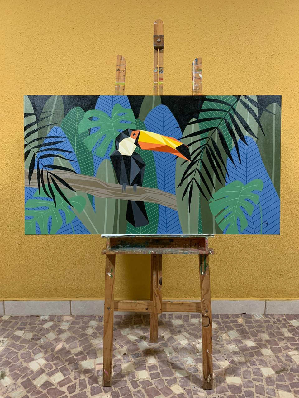 Tucano | Acrílica sobre tela | 110x60cm | 2020