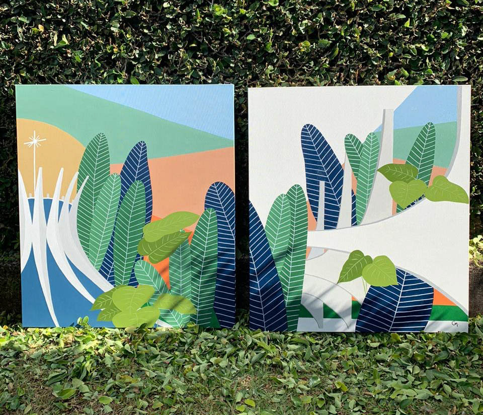 BSB | |Acrílica sobre tela | 80x90cm cada | 2020