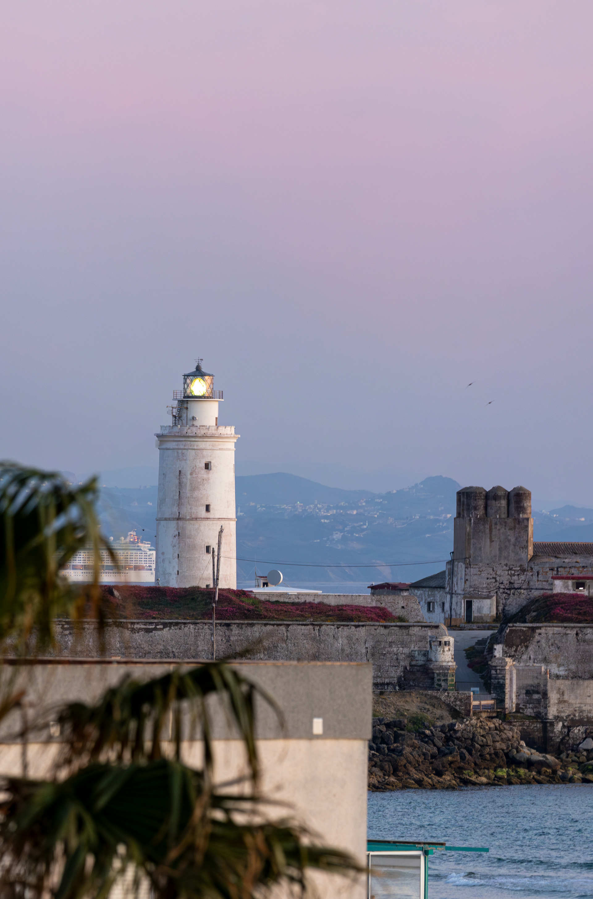 Lighthouse Tarifa Sunset