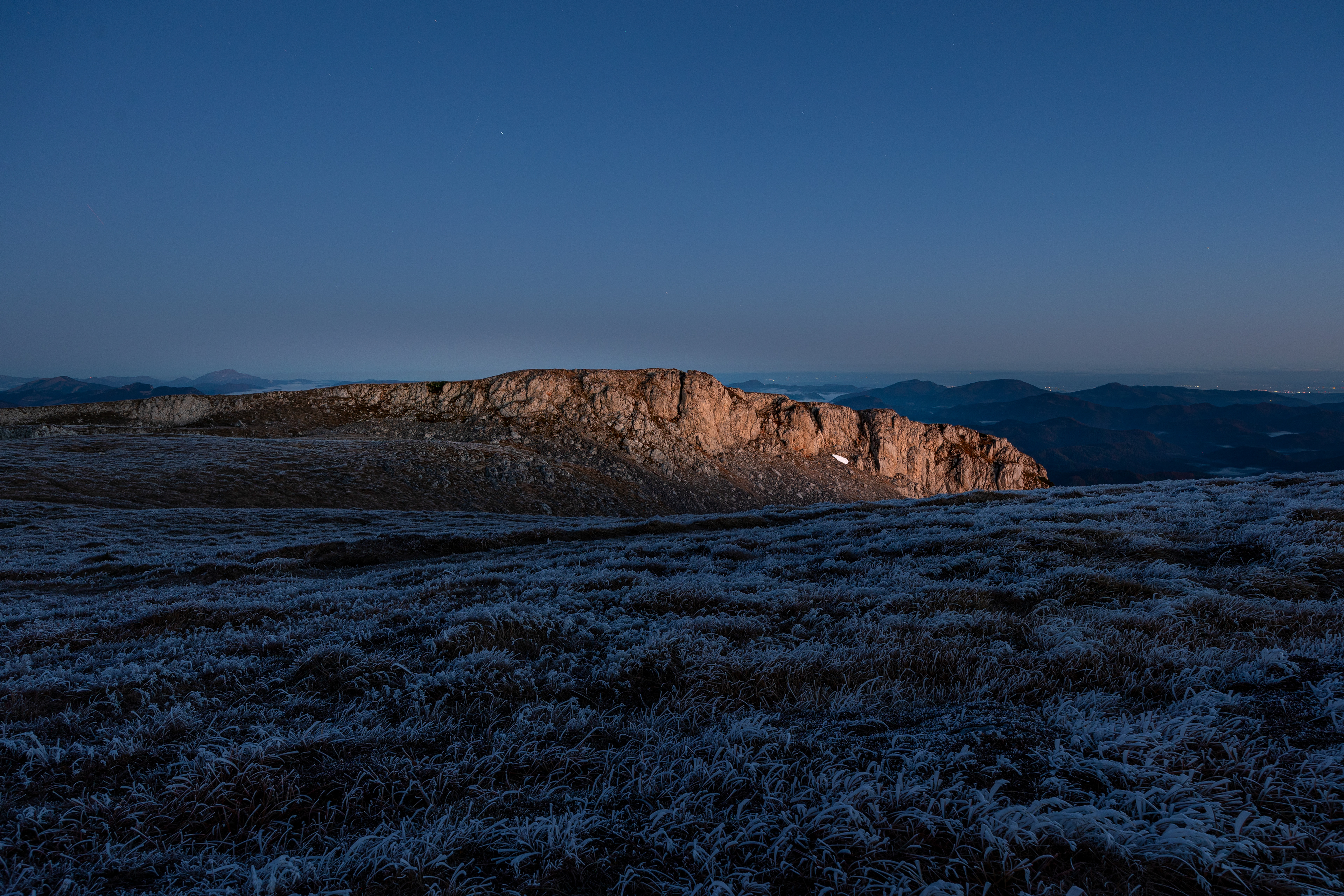 Blaue Stunde Schneeberg