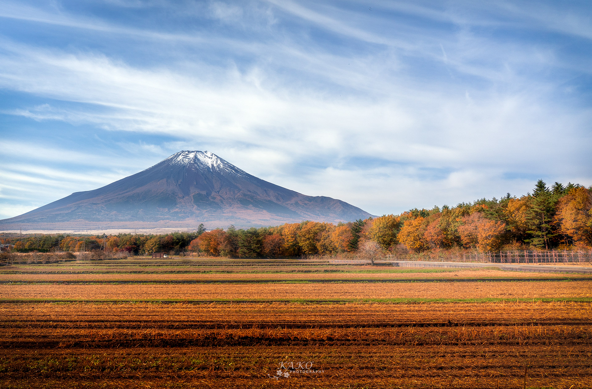 「秋色」- Autum-Colored fields -