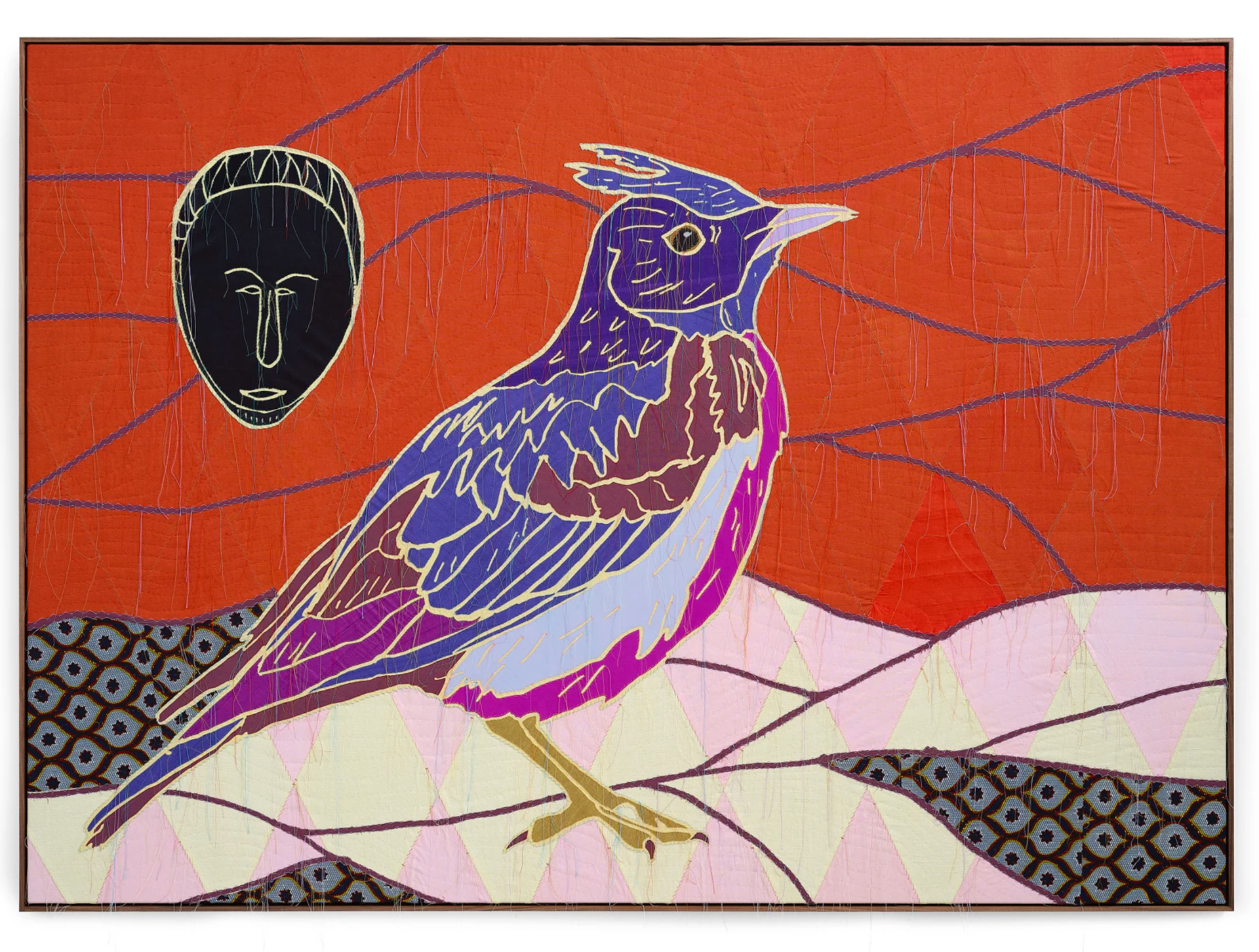 African Bird Magic (Crested Lark) I, Yinka Shonibare, 2023