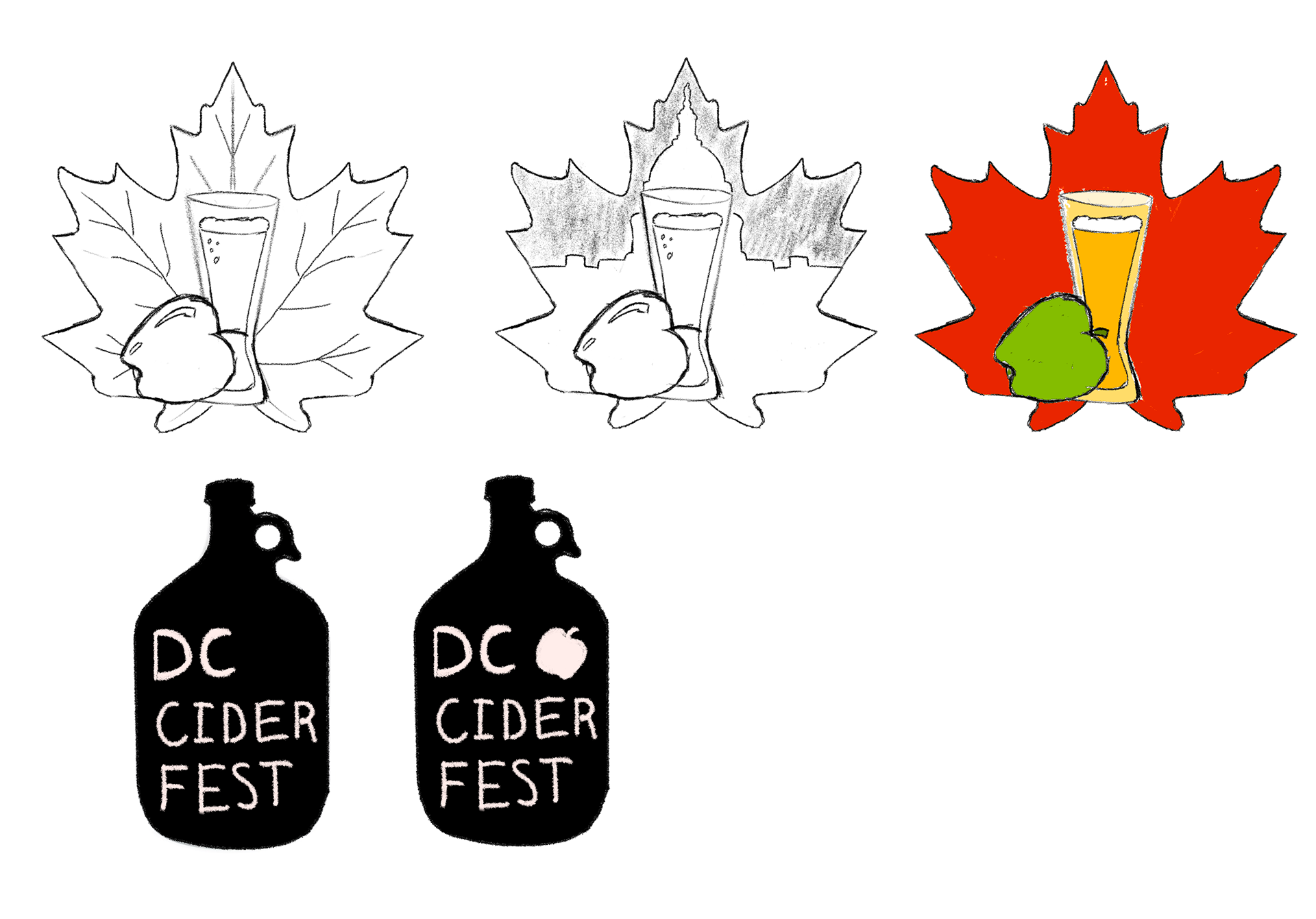 My initial Sketches