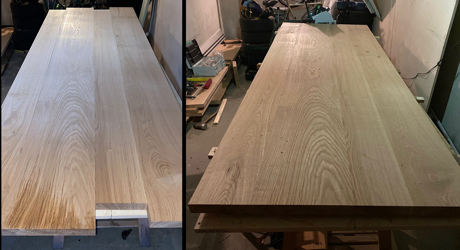 Pattern selection and glue up