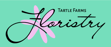 A typographic logo with a sans serif and script typeface adds contrast, while the flower is created using the “L” from Floristry.