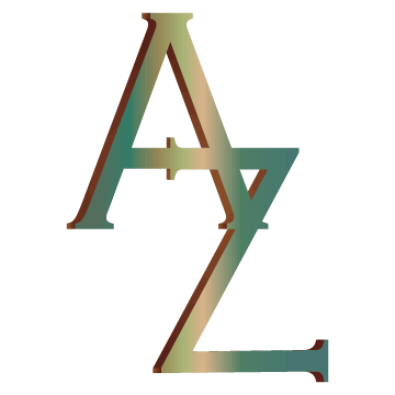 A typeface in serif is used to make a ligatures logo.