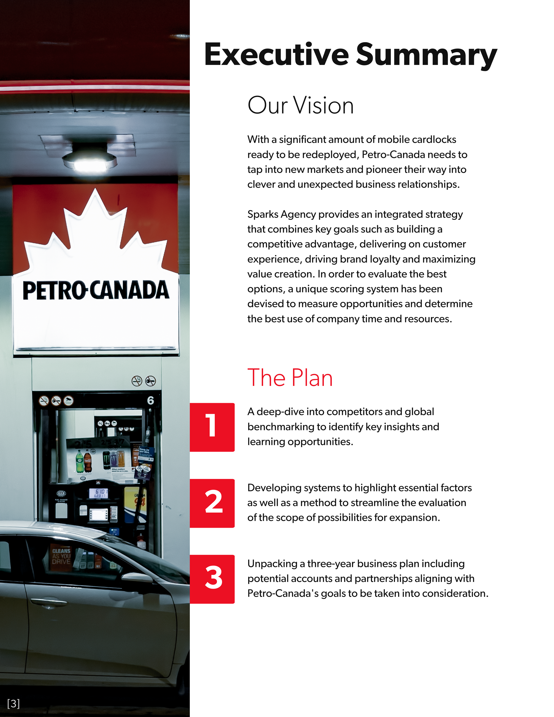 Executive Summary Page
