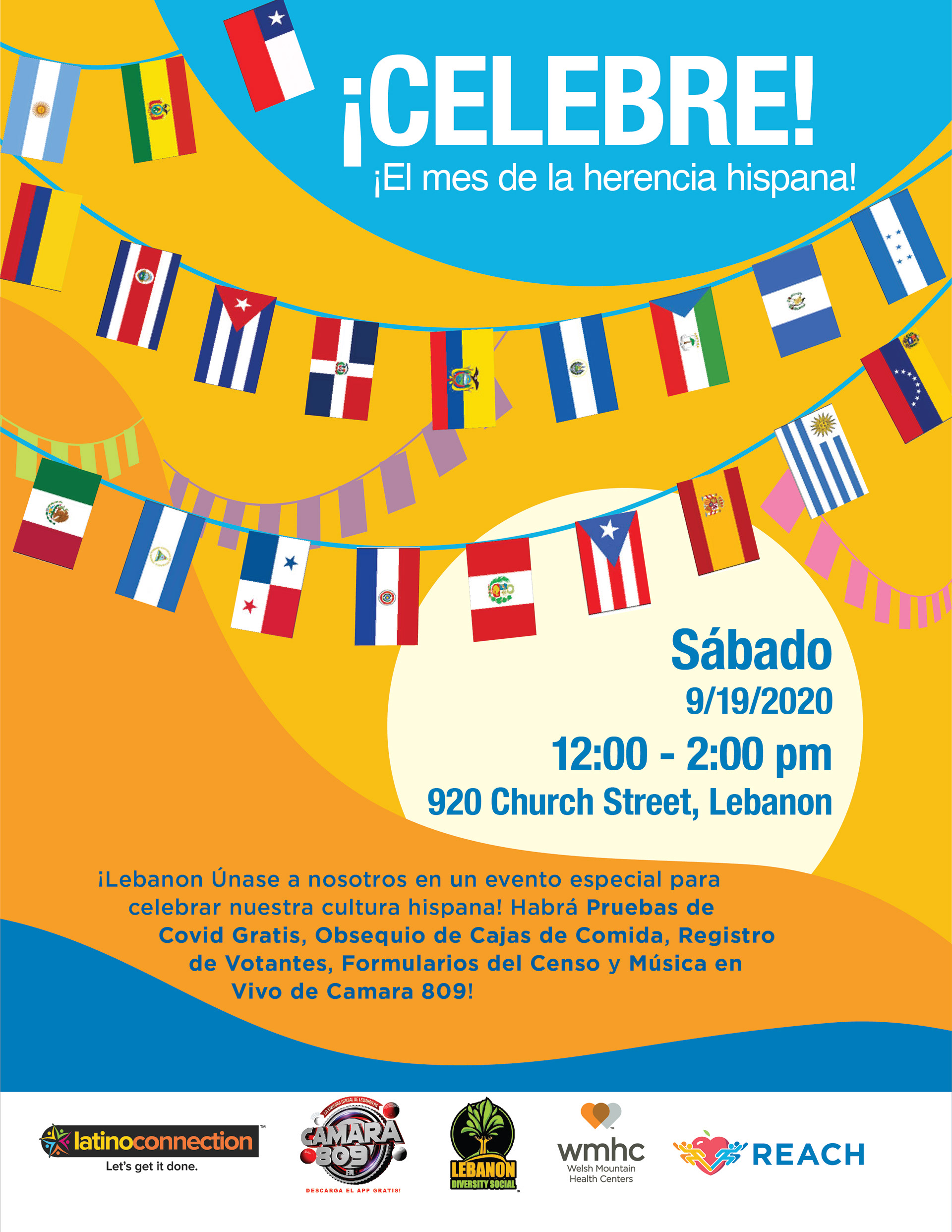 Heritage Month event flyer in English