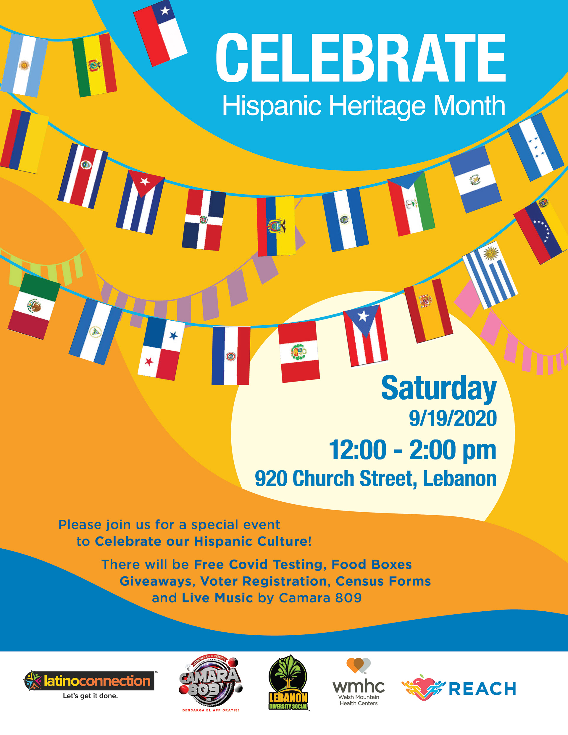 Heritage Month event flyer in English