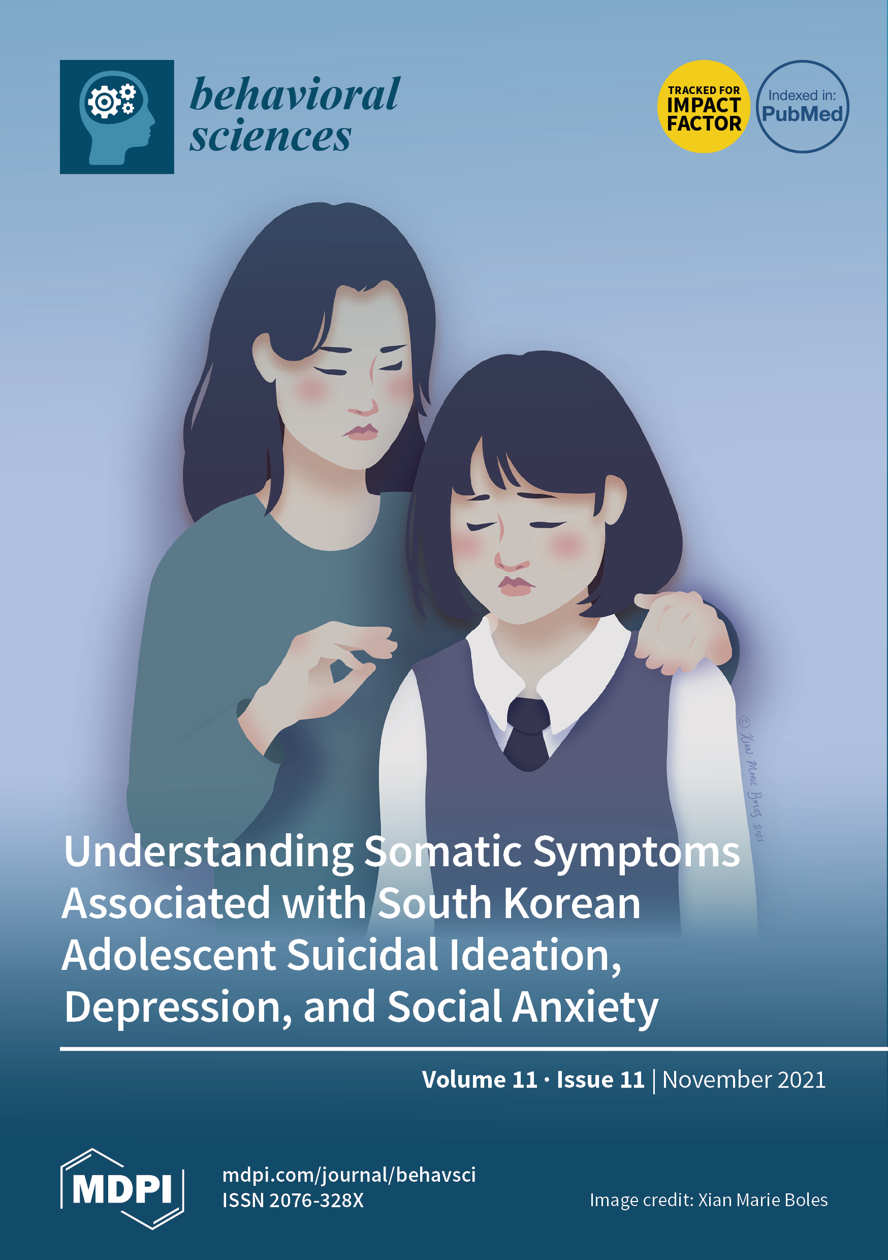 Published cover illustration for Behavioral Sciences: https://www.mdpi.com/2076-328X/11/11?utm_campaign=releaseissue_behavsciutm_medium=emailutm_source=releaseissueutm_term=coverlink