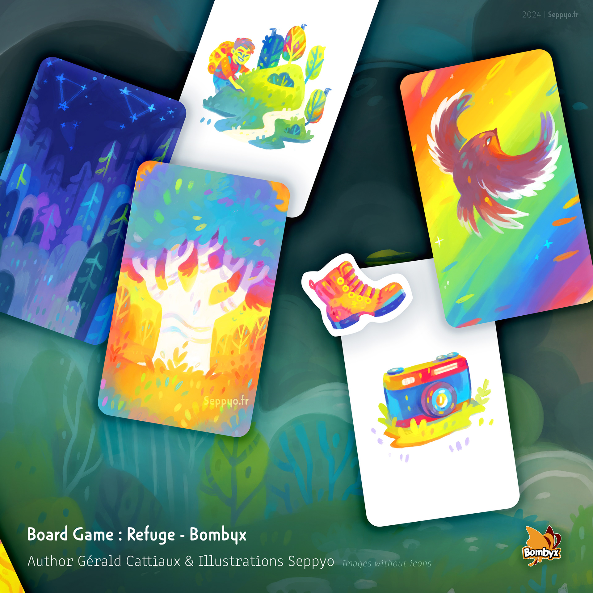 Tiles - Board Game - Refuge - Bombyx