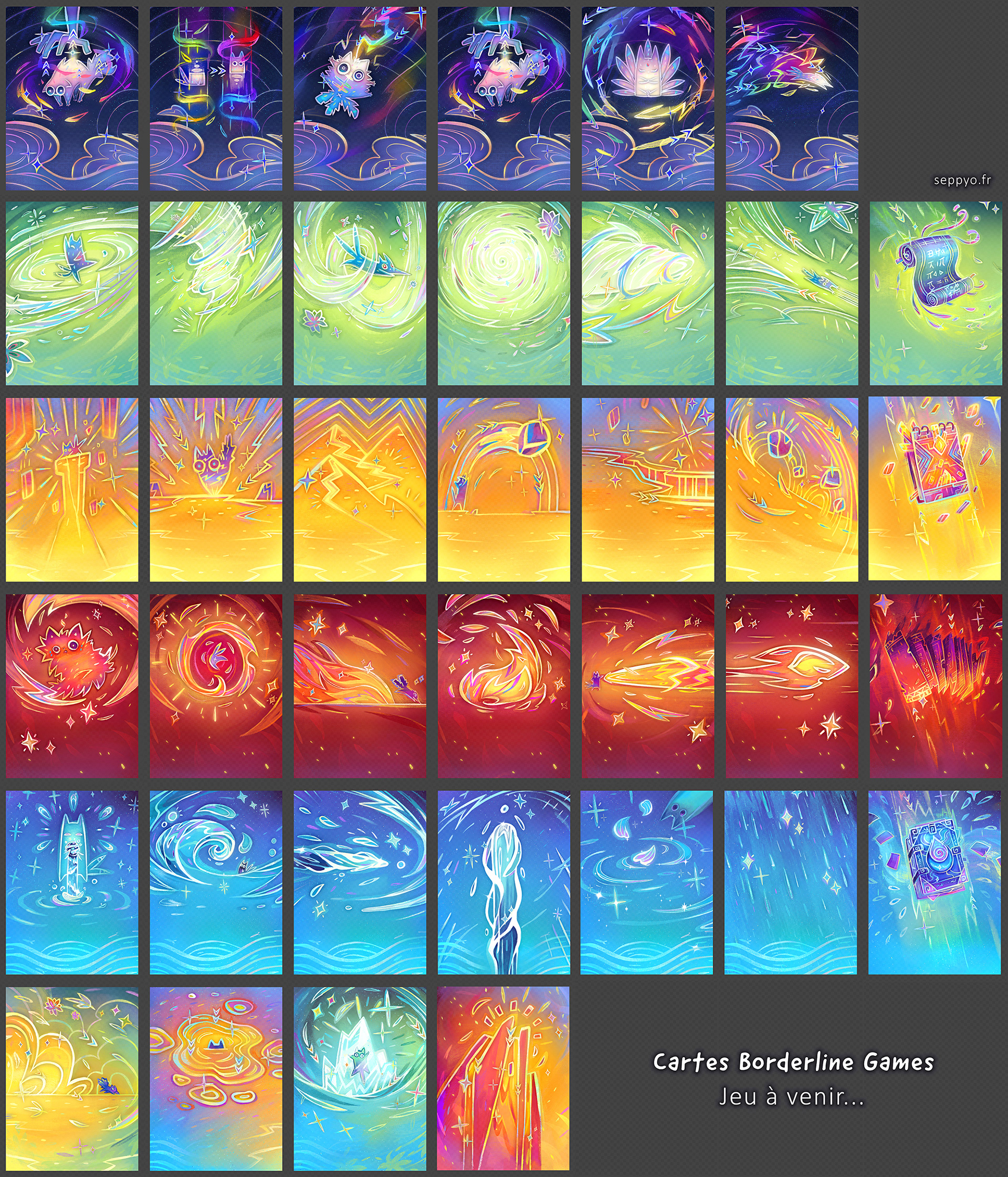 Magic cards for Wyz Borderline Editions (Board game End 2025)