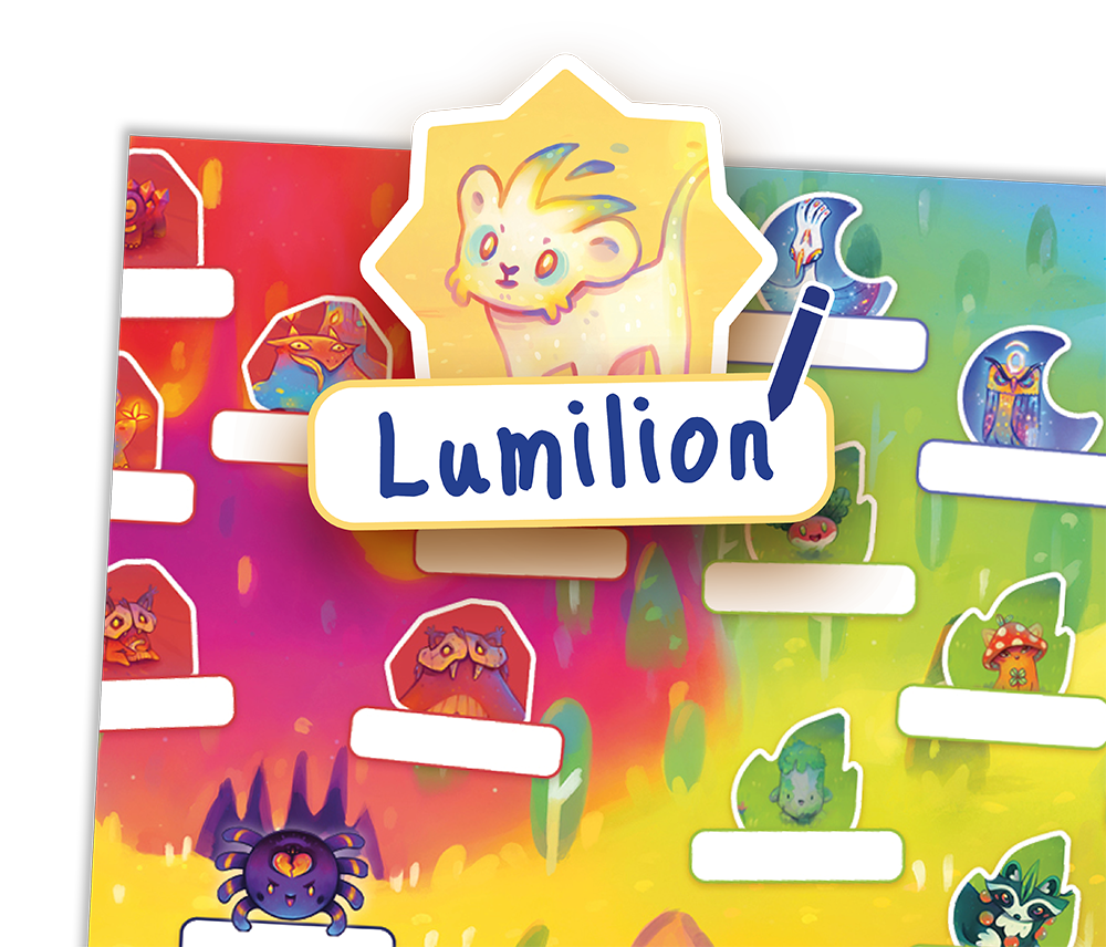 Name exemple - Board game for Scorpion Masqué