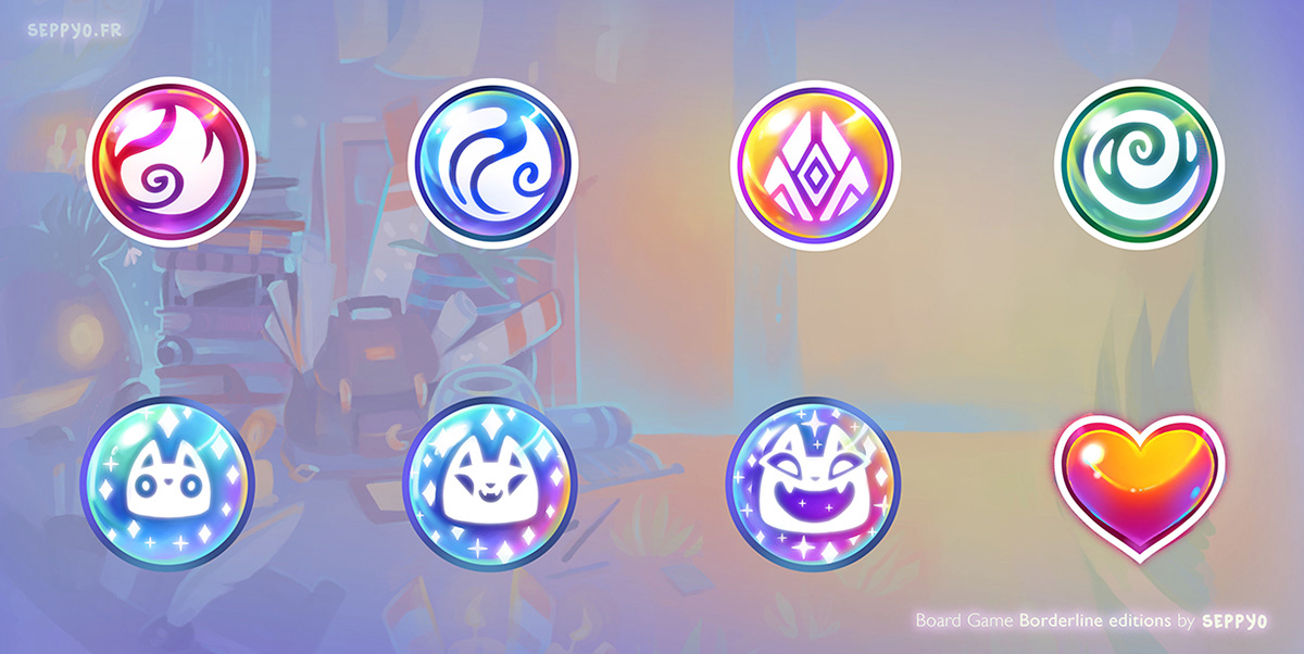 Icons for Wyz Borderline Editions (Board game End 2025)