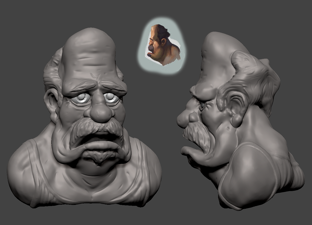 Quick Char Test - Original Art by Roman Semenenko