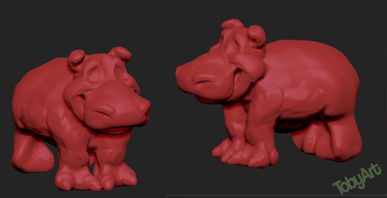 Playing with a clay feel